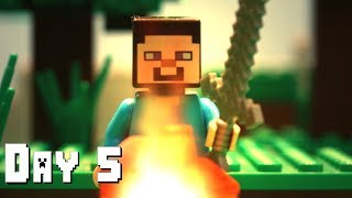 LEGO Minecraft Survival Day 5 (Stop Motion Animation)