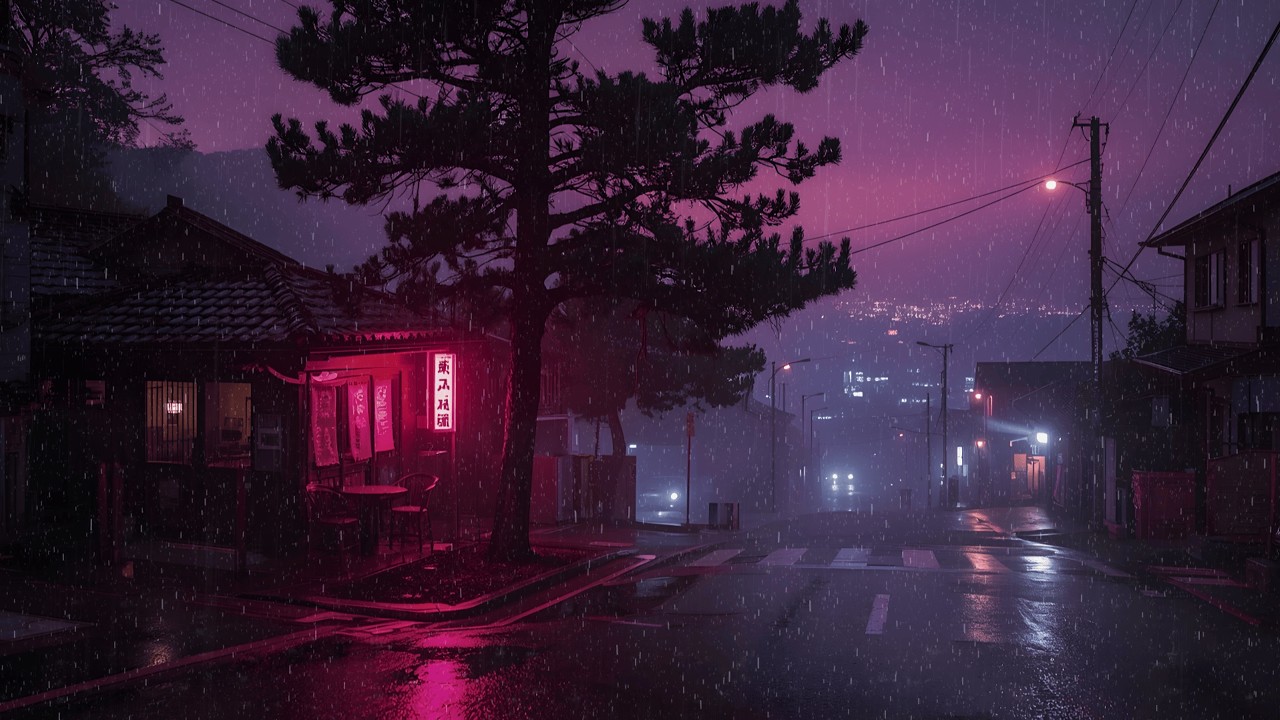 Rain Lofi Sleep Music 🌧️ Calm Rain Sounds for Deep Sleep, Study, Relaxation and Stress Relief