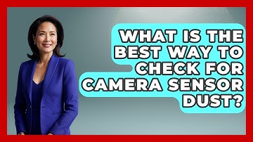 What Is The Best Way To Check For Camera Sensor Dust? - Image Review Studio