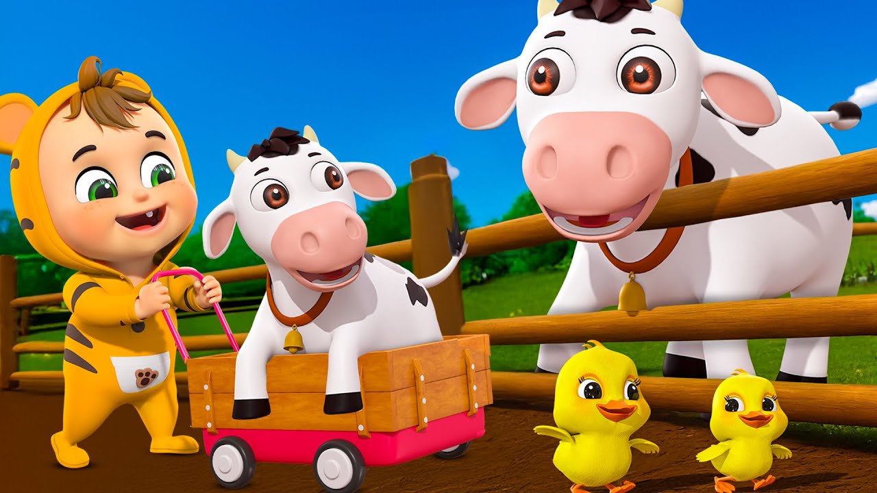Animal Farm | Old MacDonald Song with Safari Animals | Cartoon Nursery Rhymes & Kids Song | Lalaleo