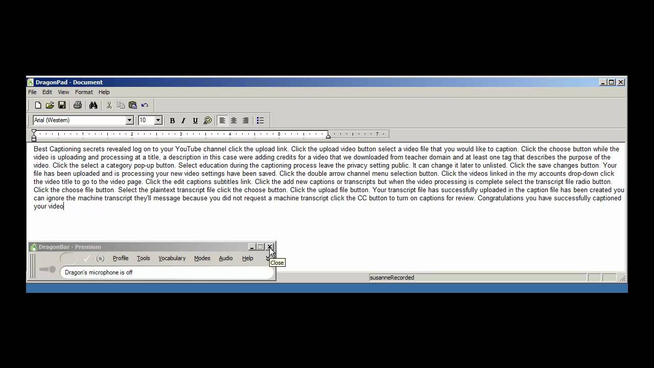 Dragon Tames an Audio File