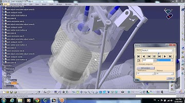 Catia V5  Radial Engine Kinematic
