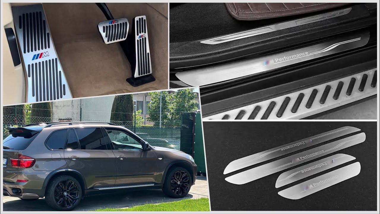BMW X5 E70 AliExpress Orders(Aluminium pedals Pads, Door Sills
