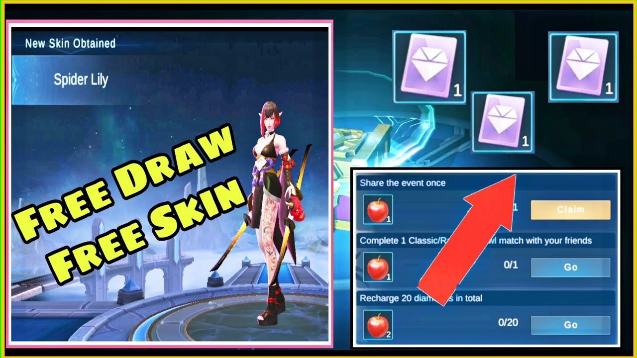 GET FREE SKIN IN MOBILE LEGENDS | HOW TO GET FREE TOKENS IN DOUBLE 11 DIAMOND VAULT EVENT 🔥