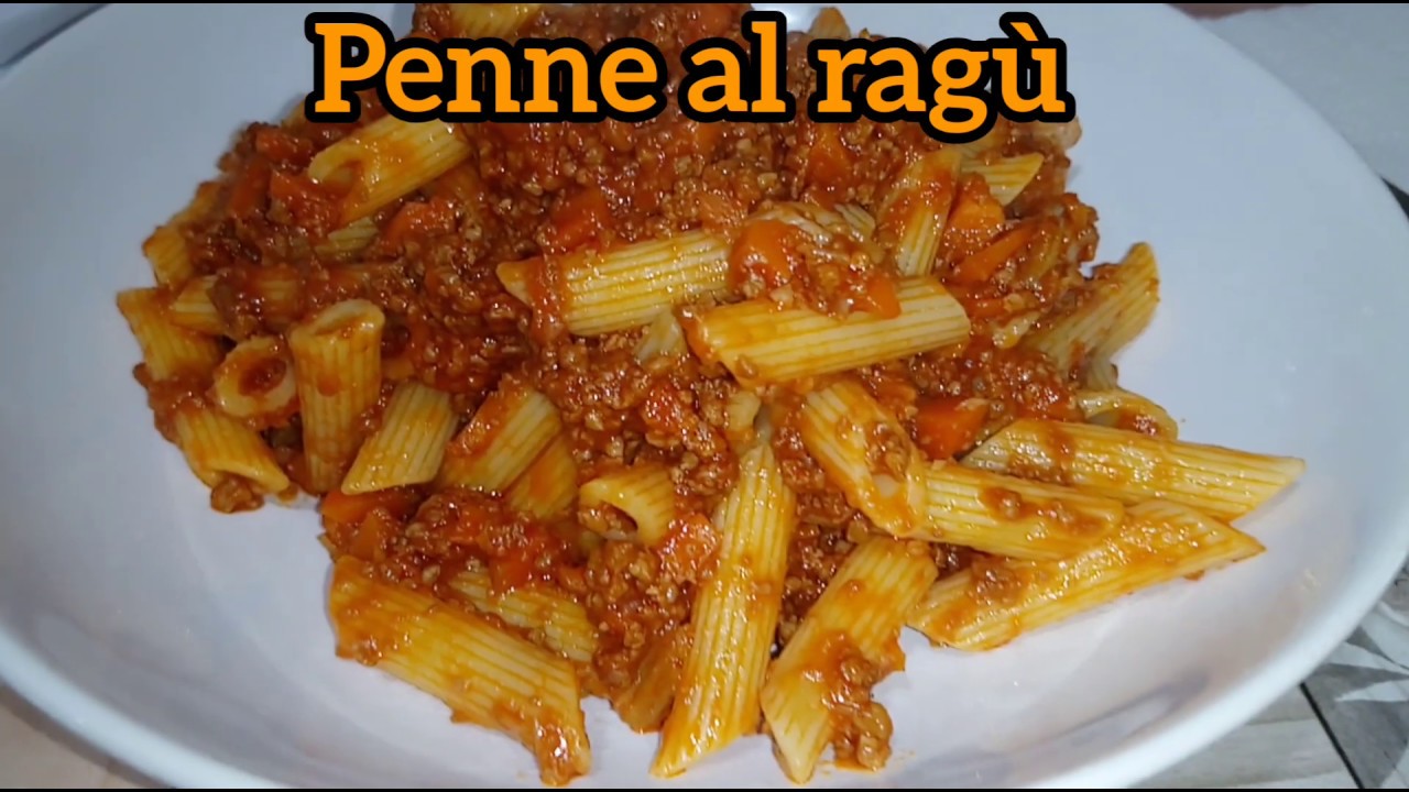 Penne al ragù alla bolognese, مقرونة بالراڤو, pasta au ...