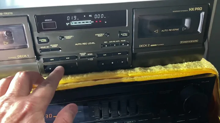 Technics RS-TR270 Cassette Deck Demo