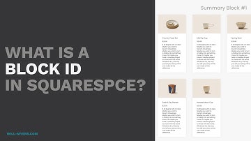 What is a block id in Squarespace and how to find one?