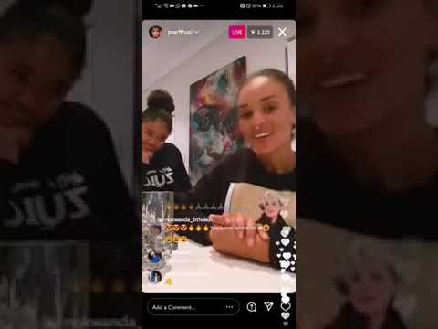 Pearl Thusi going crazy after listening to emtee where am at live on instagram.🔥🔥#PearlThusi #emtee