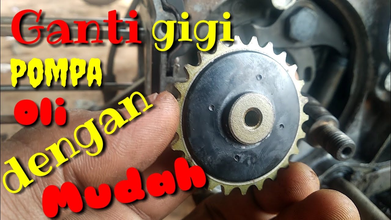 Cara mengganti pompa oli supra - tampa buka bak samping kanan