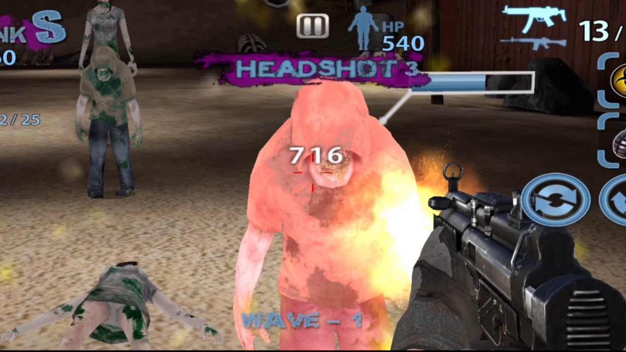 Zombie Hunter King Ep. 03 (All Weapon Test) - Offline Game