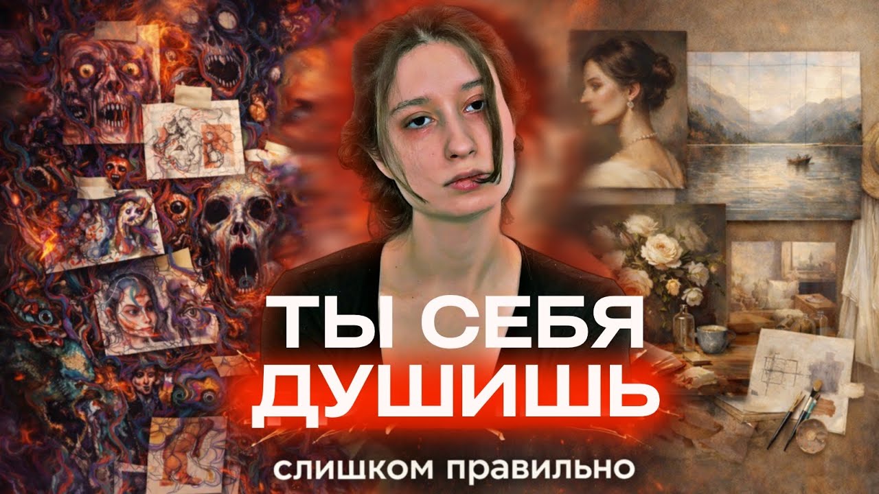 Ты себя душишь: как мы убиваем творчество, стараясь делать "правильно" | Как найти свой стиль?