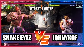 SF6 Snake Eyez ( Zangief) VS (Ken) JohnyKof