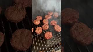 Delicious sliders on a pellet grill