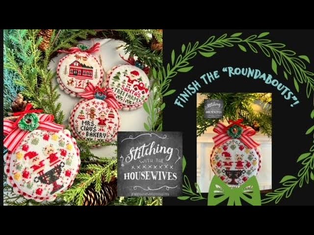 Classic Stitchy Ornaments Finishing Tutorial! (Christmas Cross Stitch  Ornaments!) 