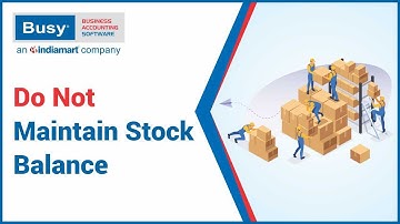 Do Not Maintain Stock Balance (English)
