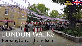 London City Walk 2025 | 4K HDR Walking Tour (with commentary) | Kensington and Chelsea