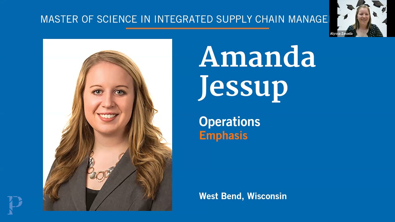 Virtual Celebration - MS Integrated Supply Chain Management