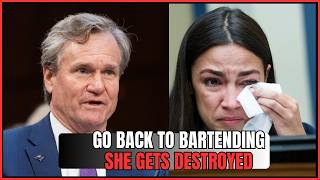 Bank of America CEO HUMILIATES AOC so bad she Couldn't Stop Crying In Congress