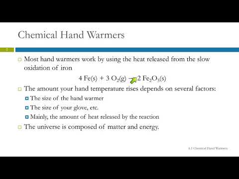 6.1 Chemical Hand Warmers