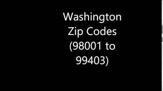 Washington Zip Codes