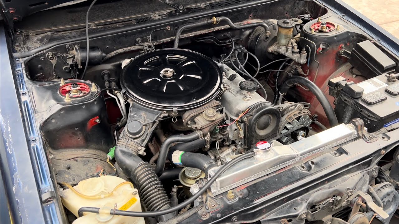 1986 Toyota Corolla 4AC Head Gasket/ Vacuum Delete (Final Part) - YouTube