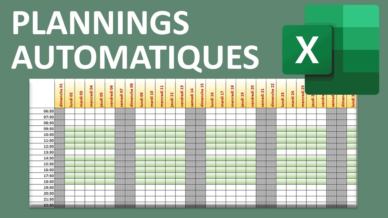 Menus hebdomadaires à imprimer - Planning vierge PDF & Excel