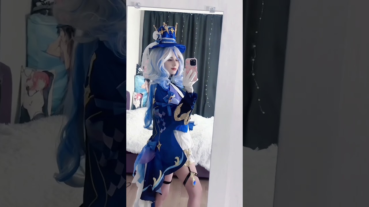 Furina 💙🤍 Cosplay #animecosplay #cosplay #cosplayer #anime #cosplaygirl #furina #genshinimpact