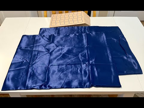 Review Bedsure satin pillowcase envelope closure comfort
