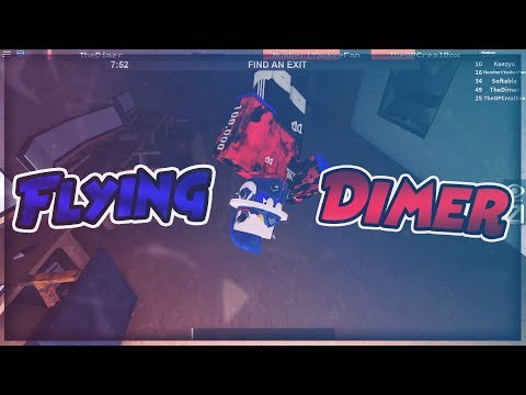 Flying Dimer Flee The Facility Roblox Youtube - how to open roblox files roblox flee the facility dimer