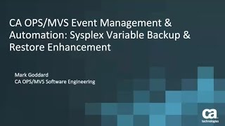 Famous CA OPS/MVS 12.3: Sysplex Variable Backup & Restore Net Worth