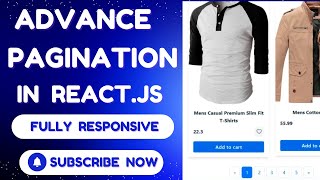 Responsive Pagination in React.js | React Responsive Pagination Tutorial (Full Guide)