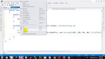 How to draw scroll button on a scroll bar control on windows form in C# NET 2012