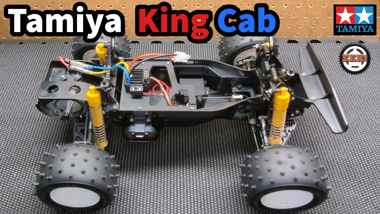 Vintage 1989 Tamiya Nissan King Cab - Chassis Build With
