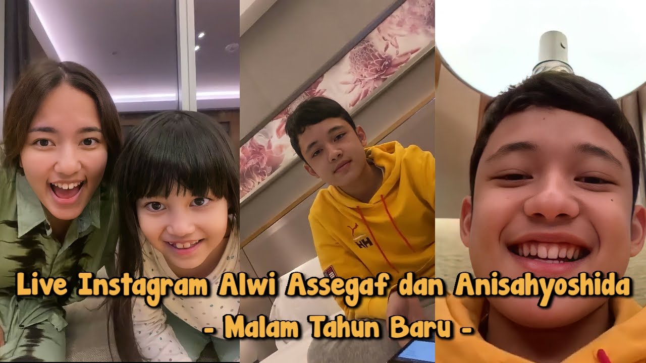 LIVE INSTAGRAM ALWI ASSEGAF DAN ANISAH YOSHIDA DI MALAM TAHUN BARU - HOLIDAY TRIO AYOSH 2021