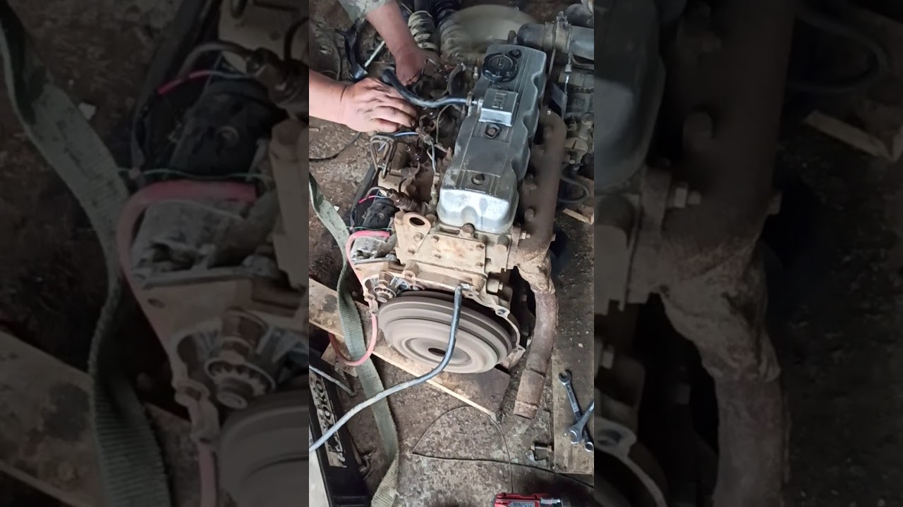 Partida motor kia k2400 SF YouTube