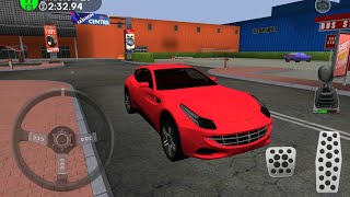 Clases de Estacionamiento y Conducción - Ferrari GTC4 Simulador - Juegos de Carros screenshot 5