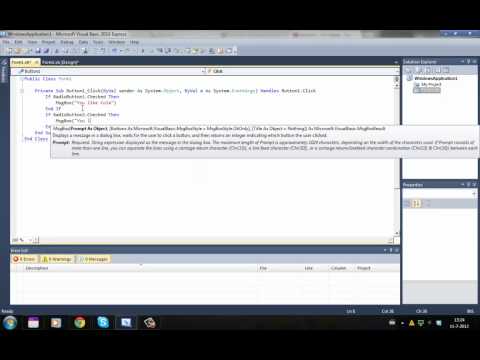 VB.NET Radiobutton Tutorial Commentary
