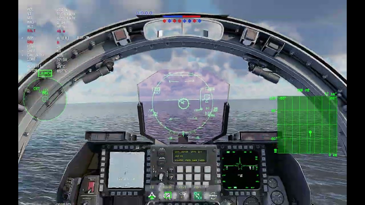 War Thunder - F2A ADTW vs SU-30MK II - Sim battles