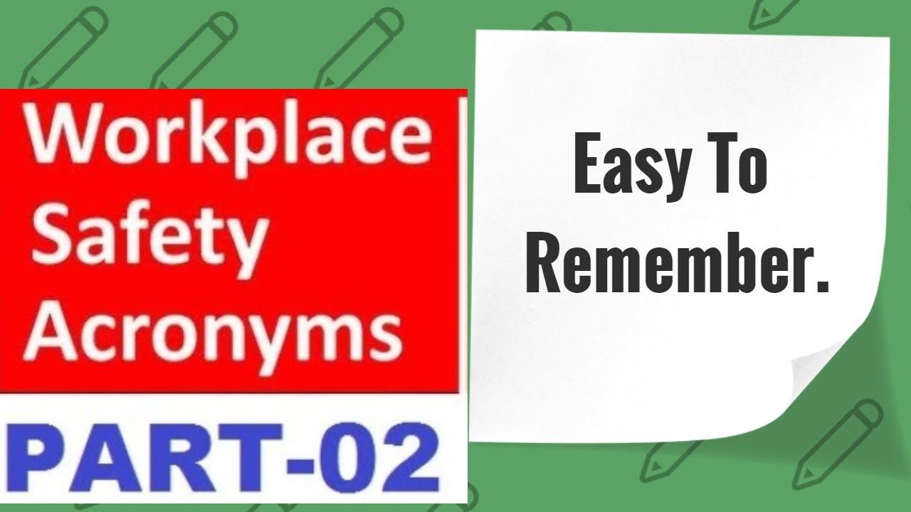 Hse List Of Symbols Abbreviations Risk And Safety Phrases Printable