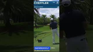 SCOTTIE SCHEFFLER WITH DRIVER NOT SURE WHAT TO SAY #golf #golfer #golfnetwork #golftips #golfswing
