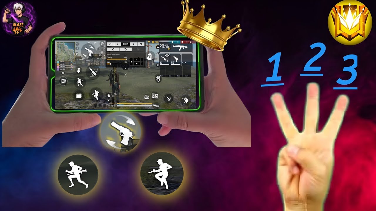 FF New 3 Finger Settings ⚙️ Free Fire 2025 | একবার ট্রাই করলেই হেডশট!