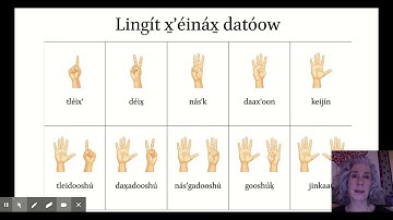 Counting 1 to 10 in Lingít