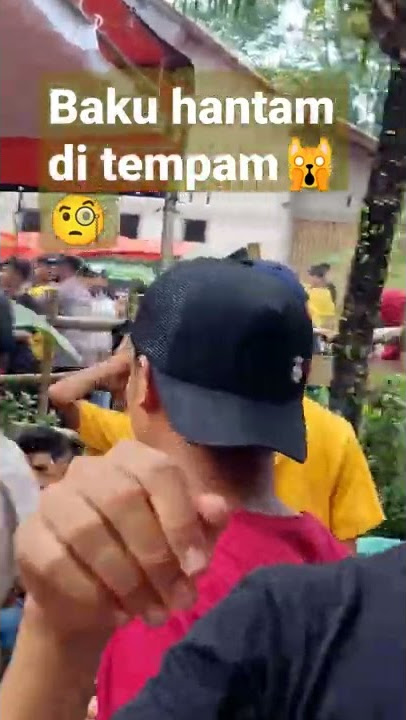 Adu jotos antar pemuda di tempat hiburan orkes 🙀🤖