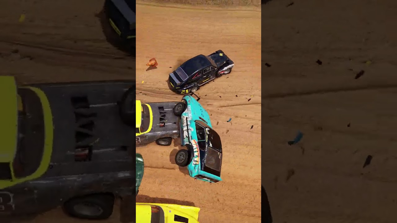 When the crashes are more fun than the actual racing  #gaming #wreckfest