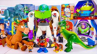 Disney Pixar Toy Story toy Unboxing collection ASMR | Buzz Lightyear Robot Woody Rex Bullseye Alien