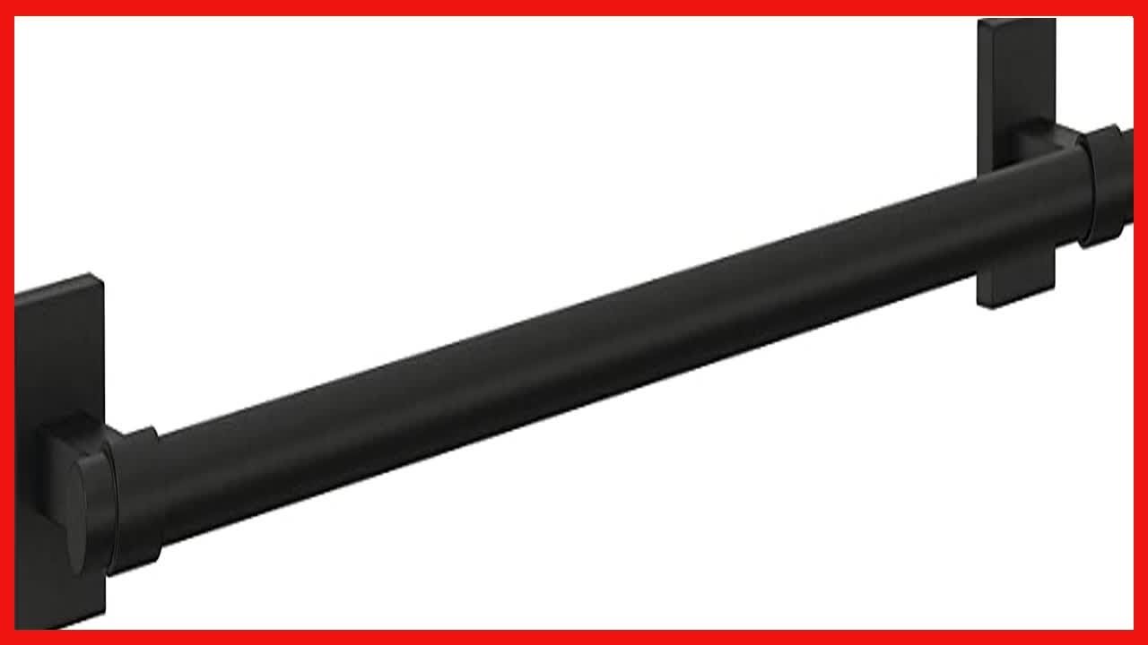 Franklin Brass Maxted 24 inch -towel Bar, Matte Black, -bathroom Accessories, MAX24-FB