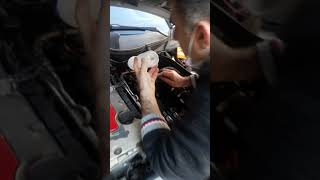 Dumanla Kaçak testi. Mercedes W203 Emme Manifolt kaçak testi. Проверка герметичности коллектора