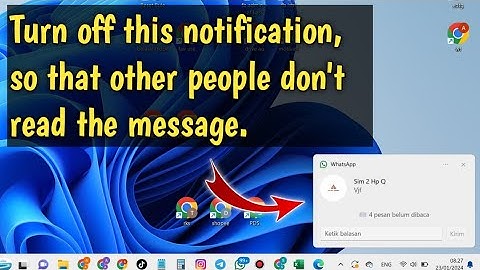 How to turn off WhatsApp notifications on Windows 11