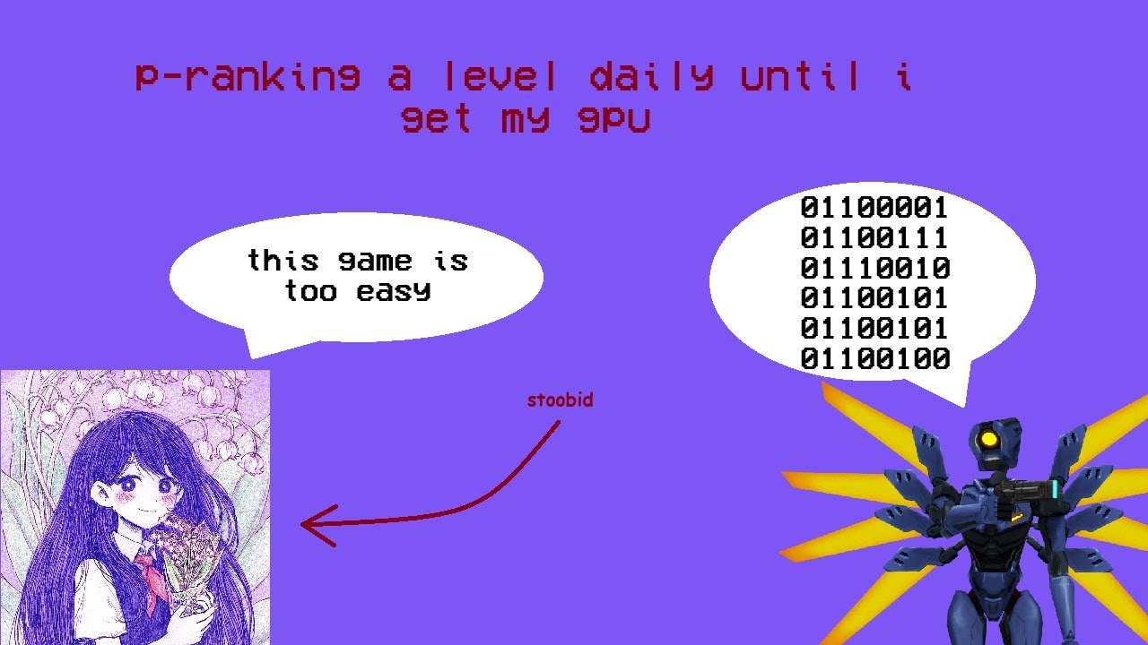 Day 10 of P-Ranking a random level daily* until I get my GPU - YouTube