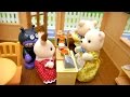 Sylvanian families hamburger restaurant playset  doll house for kids  yapitv toys